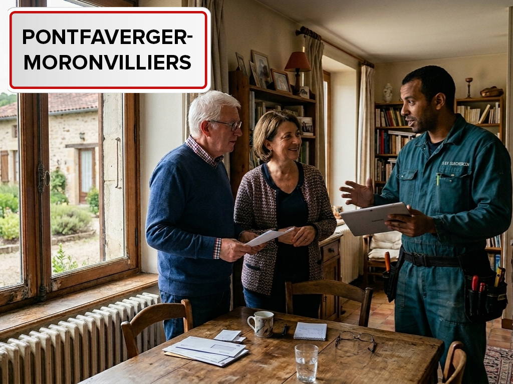 Installation de pompe à chaleur à Pontfaverger-Moronvilliers (51490) dans la Marne